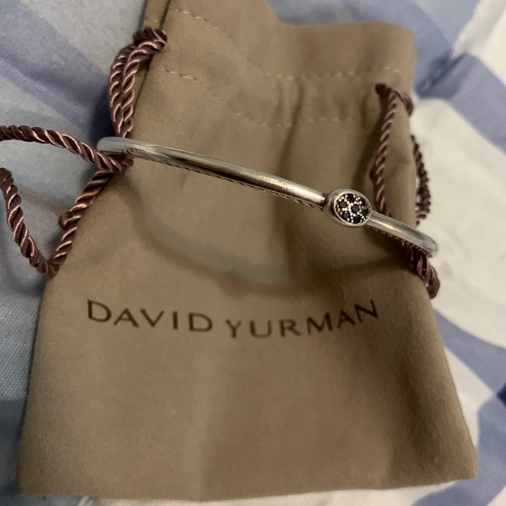 Vintage david yurman cable bangle  with diamond confetti